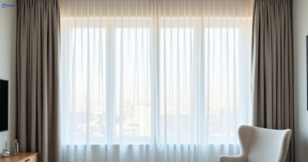 Freshly steam cleaned curtains in stanwell-tops-nsw QLD
